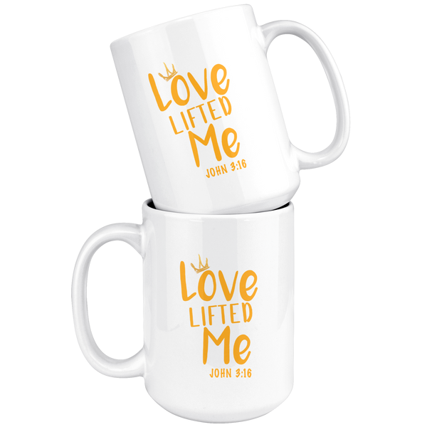 Love Lifted Me Mug 15 oz.