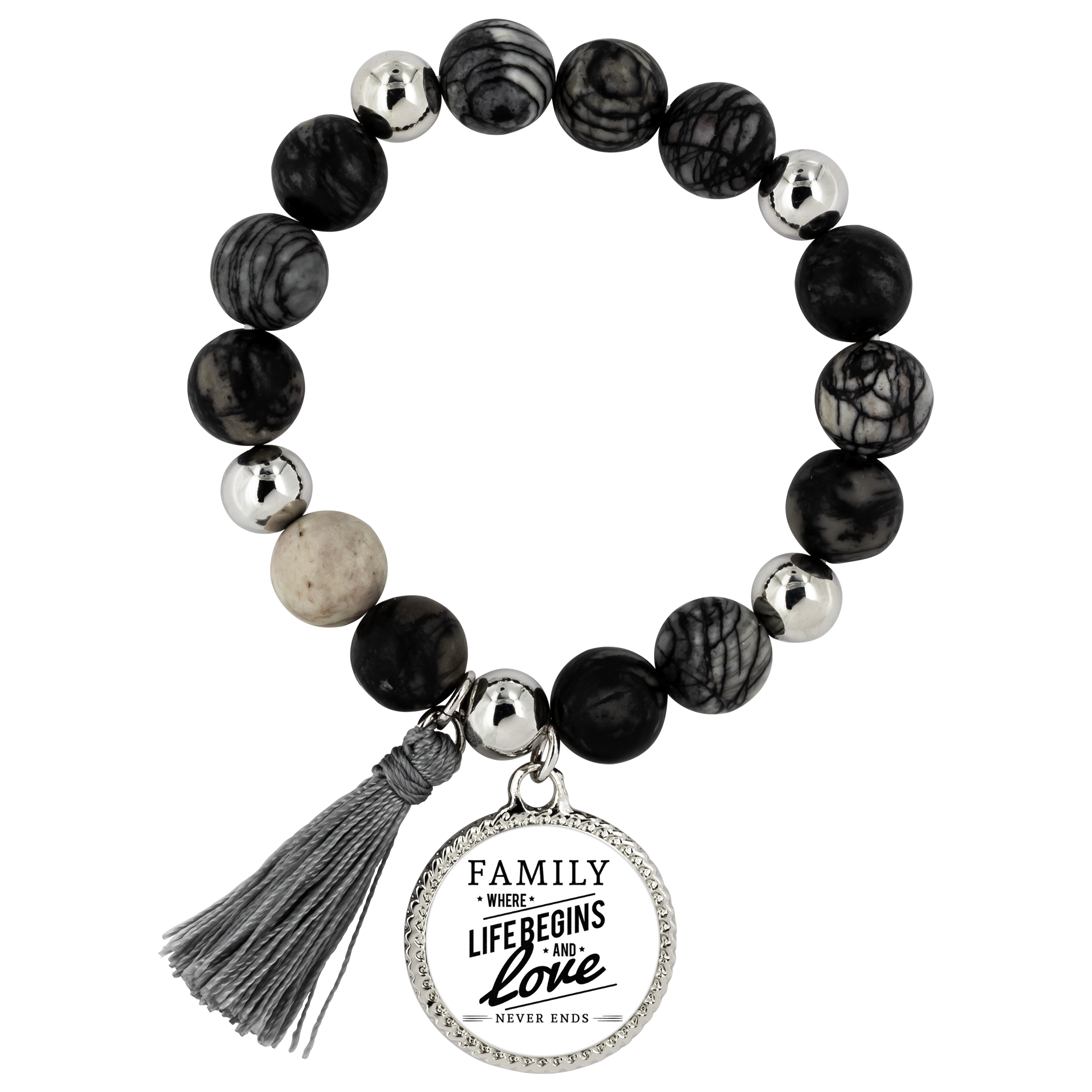 The Onyx Love of Family Bracelet